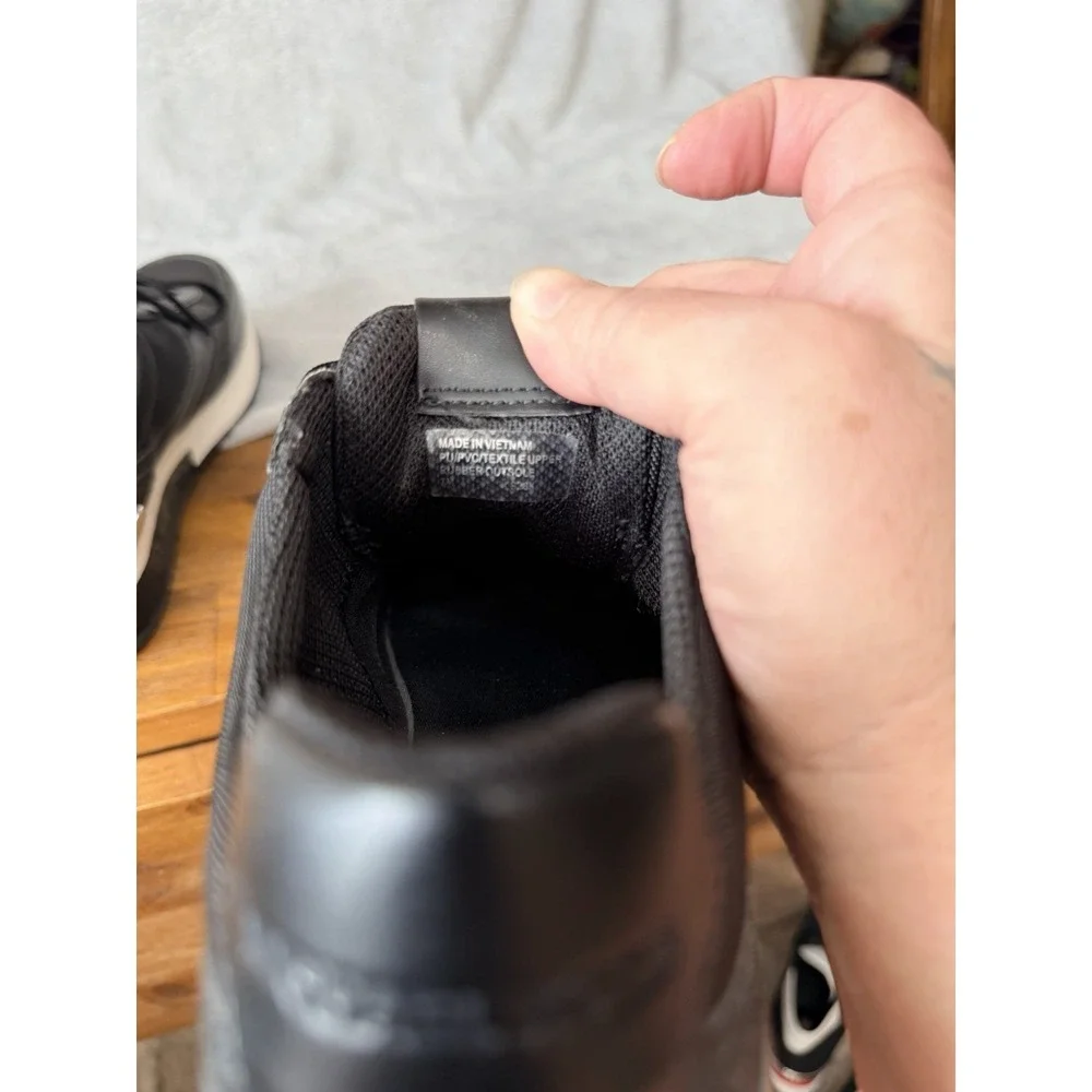 Michael Kors Andi Canvas signature logo trainer sz 7 Black Shoes Sneakers